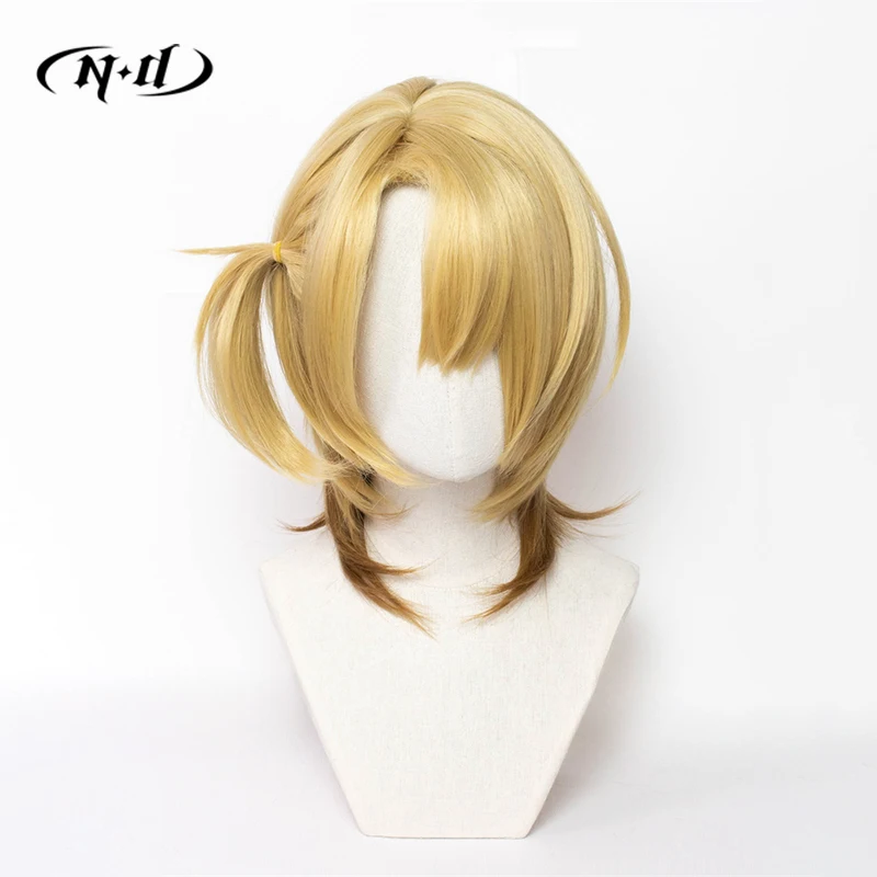 ND Luca Kaneshiro Cosplay Wig Hairpiece VTuber Cosplay Hair Wig for Comic Con Coser Costume Theme Party Heat Resistant Synthetic