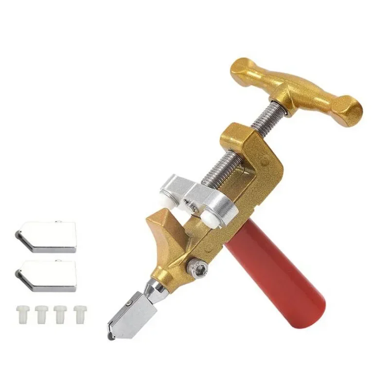 Durable 2 in 1 One-piece Glass Ceramic Tile Cutter with Knife Wheel Diamond Roller Glass Cutting Machine Opener Breaker Tools