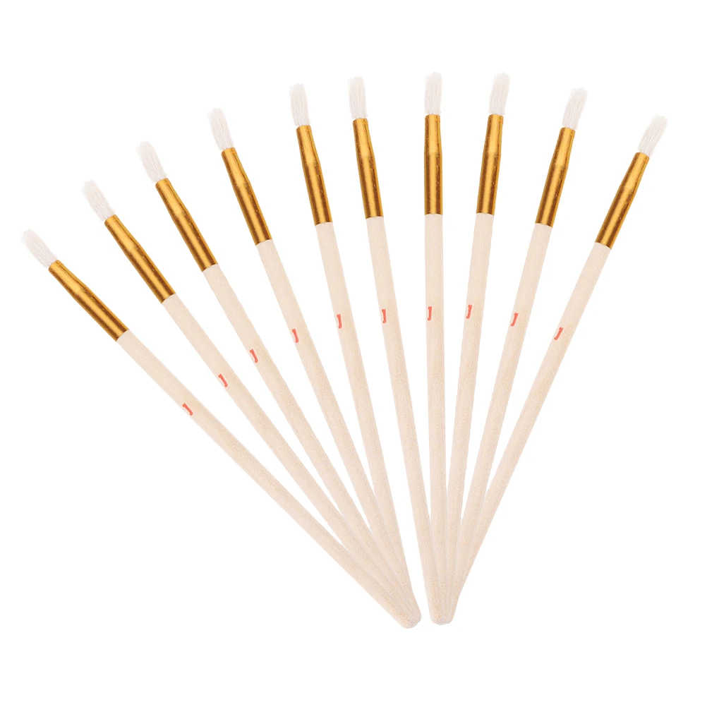 

10 Pcs Hydroponic Growing Pen Soft Bristles Manual Pollinator Tool for Plants Vegetable Indoor Garden Flower Growing Tools