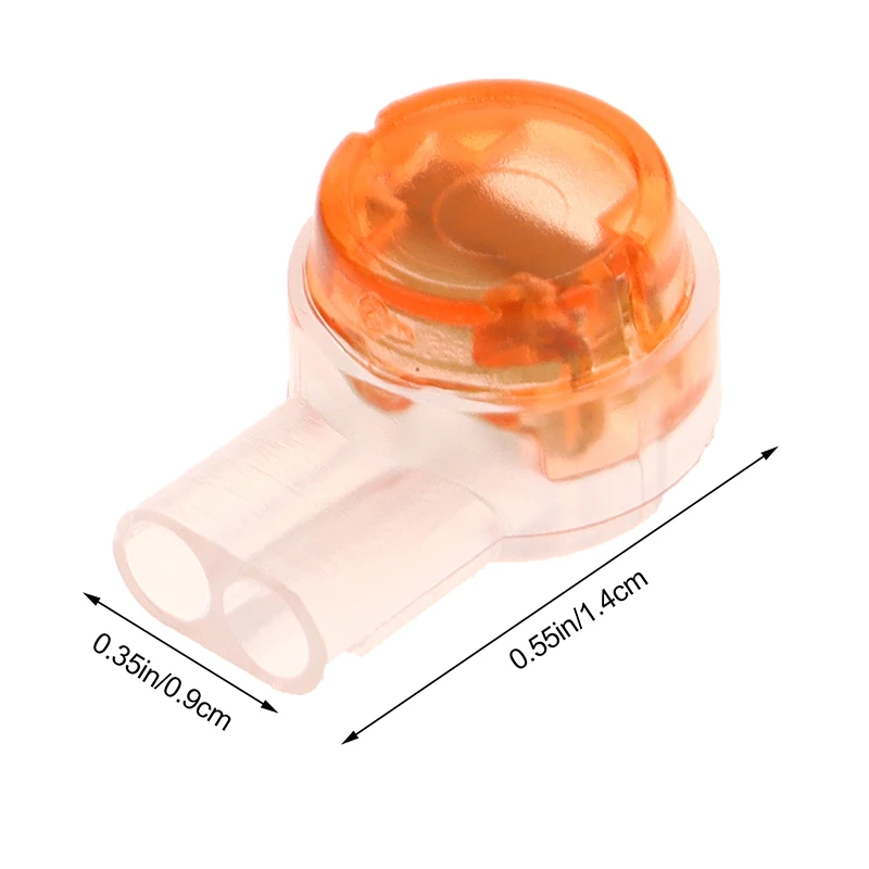 100Pcs K2 Wire Splice Connector Waterproof Uy Gel Filled Wire Button Connector Clear Phone Splice Network Cable Terminals