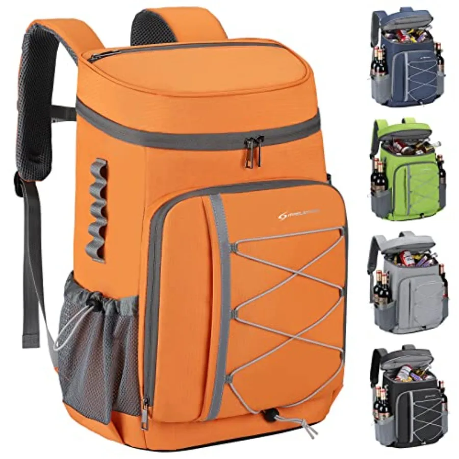 

Cooler Backpack -/ Insulated Soft Cooler Lunch Bag for Camping Beach Hiking and Shopping
