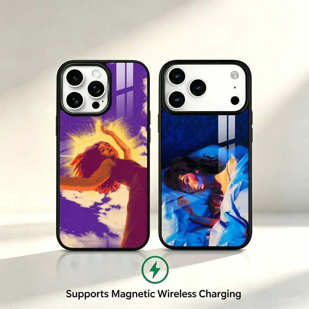 Popular Singer L-Lorde Phone Case For iPhone17,16,15,14,13,12,11 Plus,Pro Supports Magnetic Wireless Charging