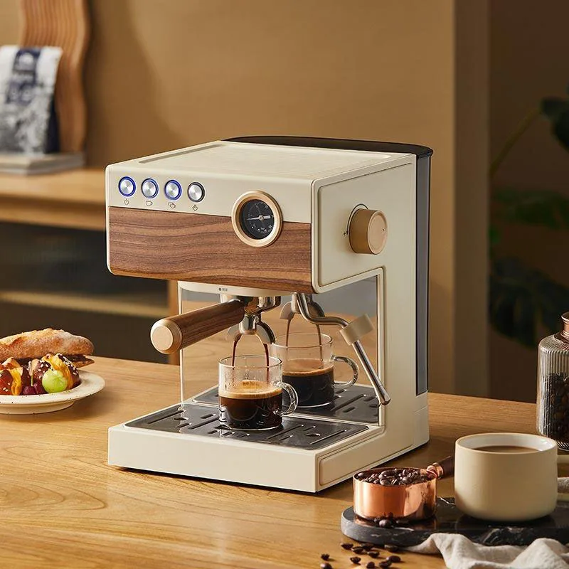 Bedeutende Kaffee maschine Haushalt kleine halbautomat ische Mahlung Büro Kaffee maschine manuelle Milch brüh kaffee extraktion