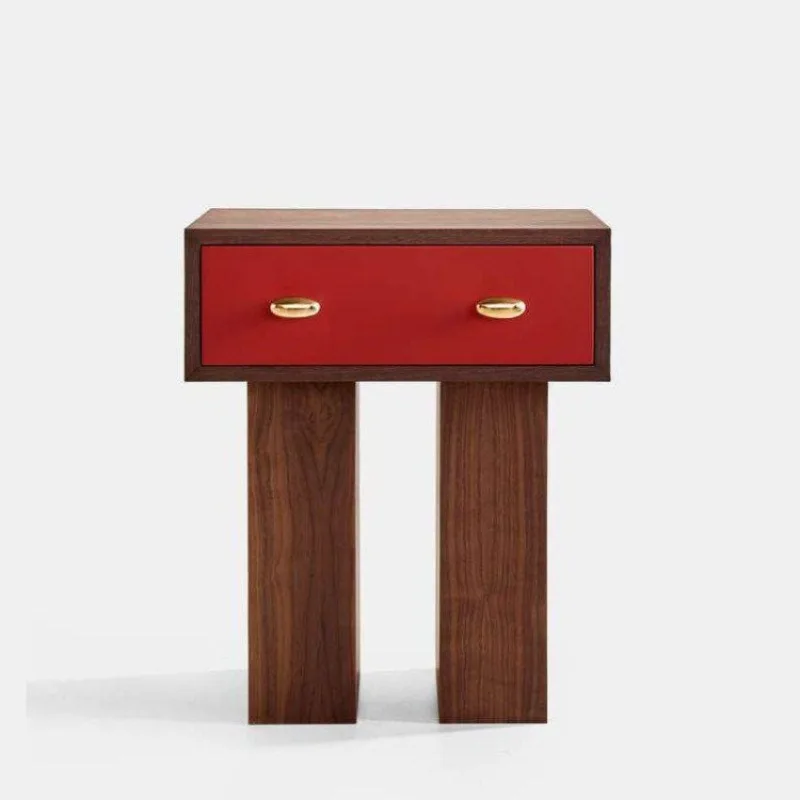 Bedside table Home sofa Small side several Bedroom retro side cabinet