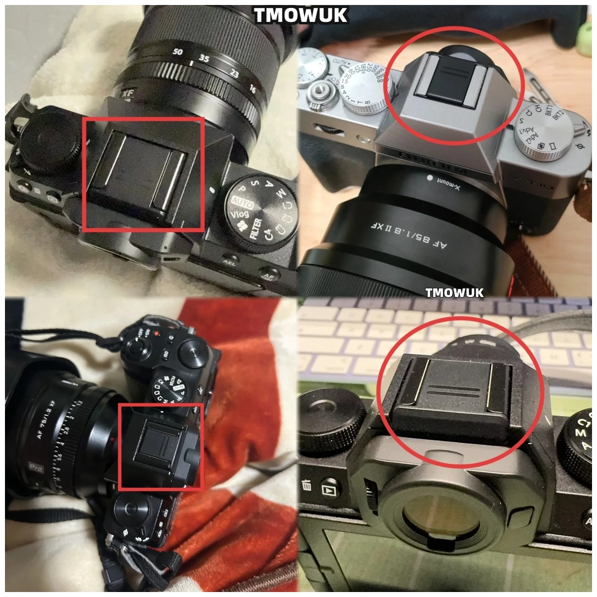 

For Fujifilm GFX100 X100VI GFX100RF GFX100II X-T5 X100V X-E4 X-H2 Hot Shoe Cover Camera Accessories Cap Protector