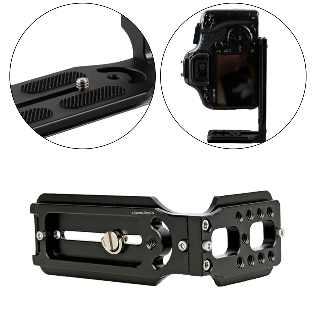 Universal Camera L Bracket Quick Release L Plate 1/4 Inch Screw Vertical Video  Bracket for Arca Mount for Nikon