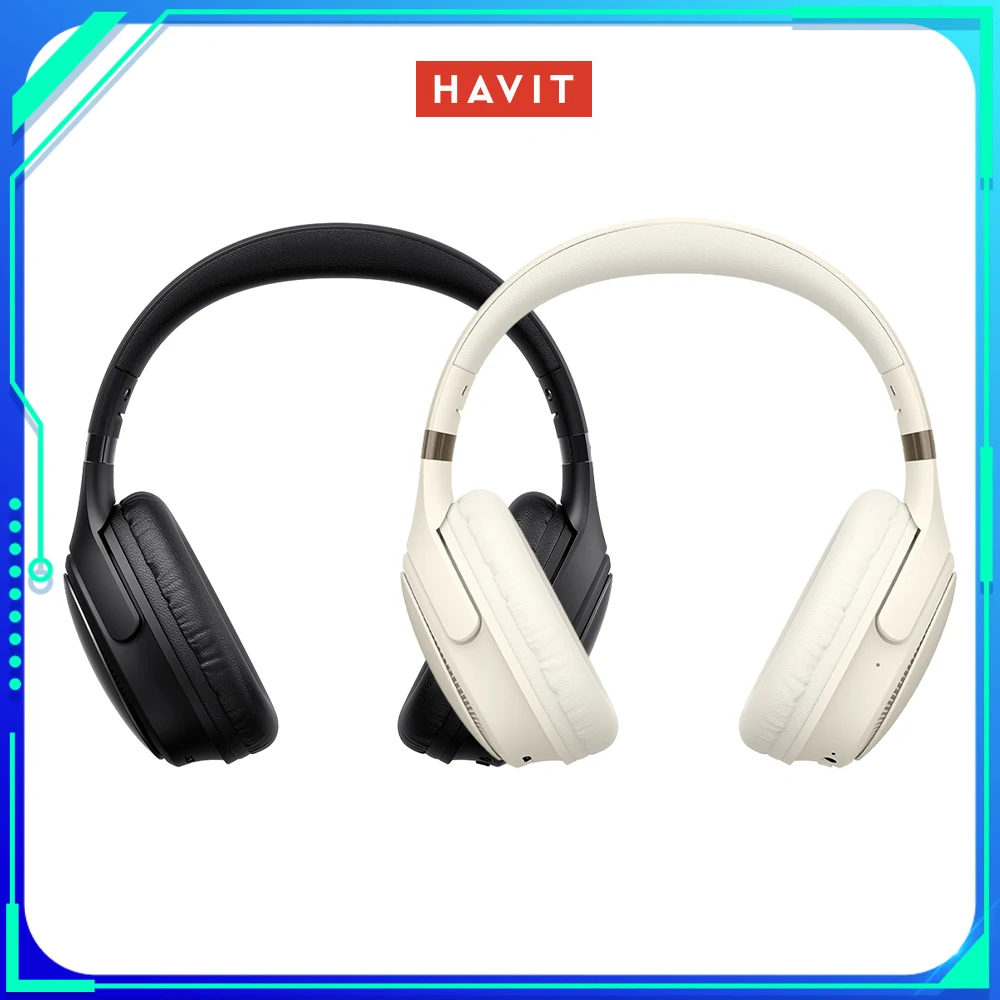 Беспроводные наушники Havit H630bt, Bluetooth-гарнитура, Tws наушники-вкладыши, шумоподавление, звук для игр, ноутбука, ПК, офиса, подарки