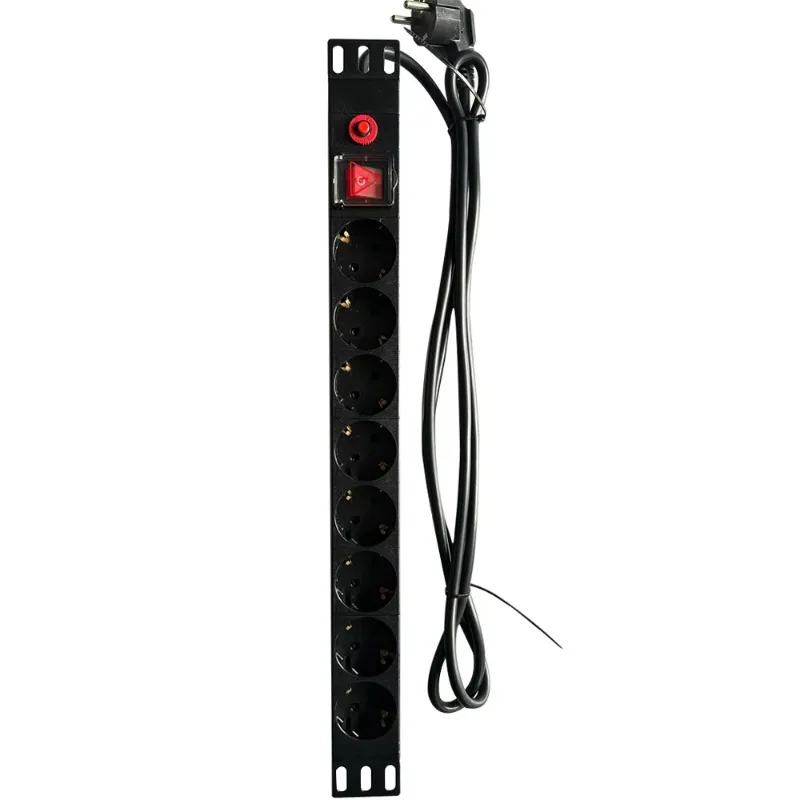 OEM Universal Smart PDU Power Distribution Unit British American Socket C19 C13 UK US EU Adaptor Stock Rack Cabinet 42U Black