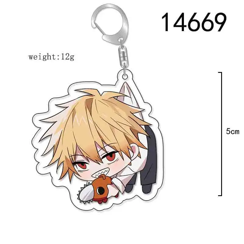 Llavero anime Denji Chainsaw Man de dibujos animados original - imagen 3