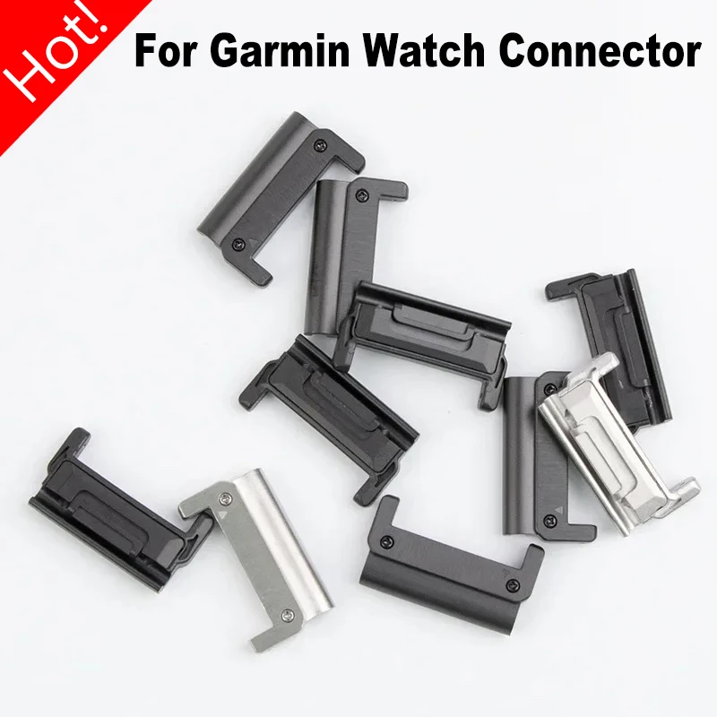 2 قطعة 26 مللي متر 22 مللي متر محول معدني ل Garmin ساعة موصل حزام الساعات محولات ل Garmin Fenix 7X 6x Pro 7x 5 6 الساعات اكسسوارات