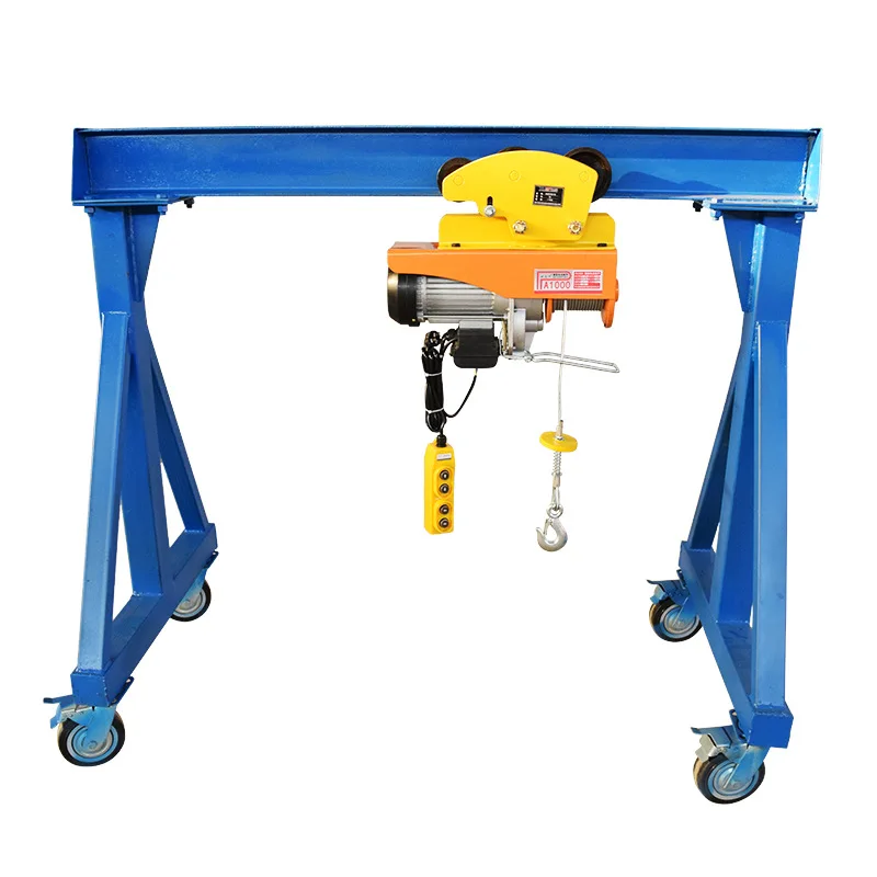 

Lifting gantry mobile gantry crane removable small aerial crane hand push crane
