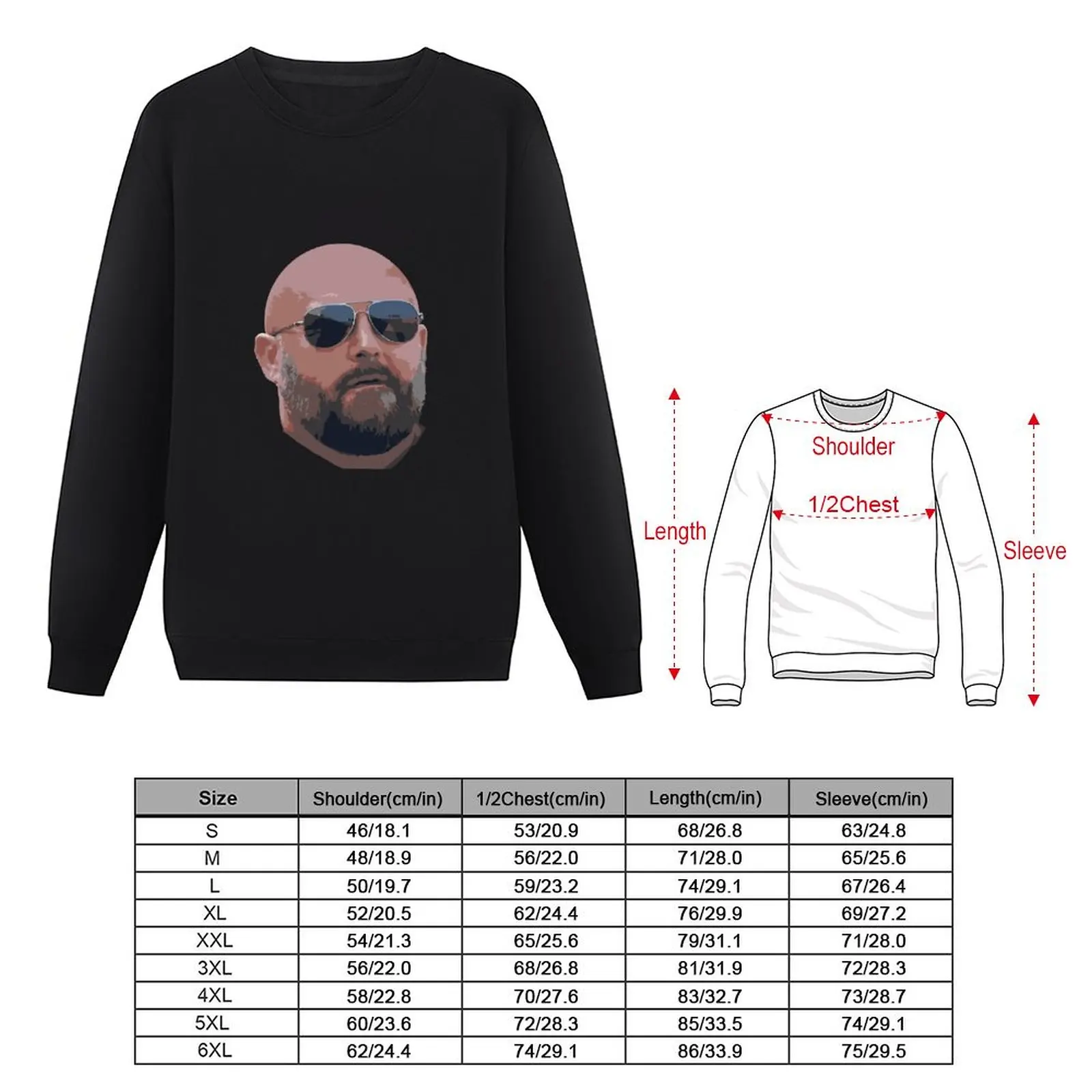 brian daboll face Pullover Hoodie korean clothes winter man sweatshirt