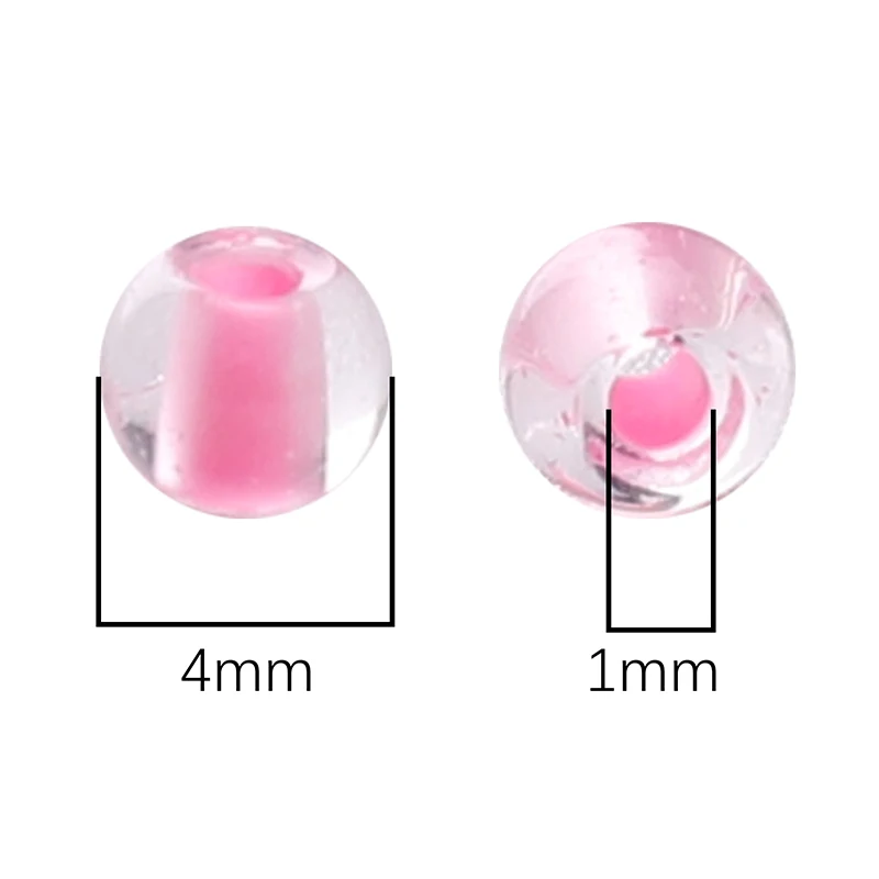  10 جرام 4 مللي متر حساسة للضوء تغيير لون الزجاج الخرز اليدوية DIY بها بنفسك مجوهرات فضفاض خزر عازل لأقراط أساور الحرفية #6