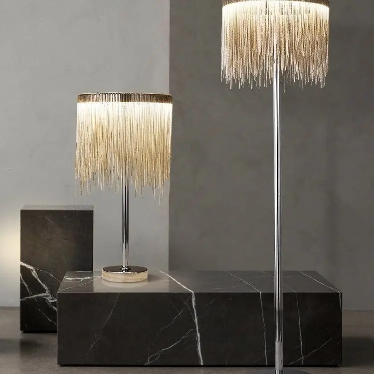 Table lamp vertical, living room creative desk, Nordic bedroom bedside table lamp
