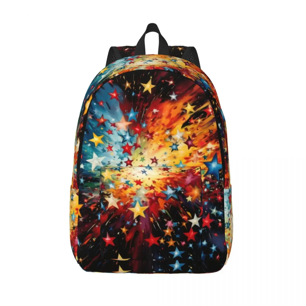 

Minimalistic Star Backpack Collision Art Boy Polyester Workout Backpacks Christmas Gift Durable Fashion School Bags Rucksack