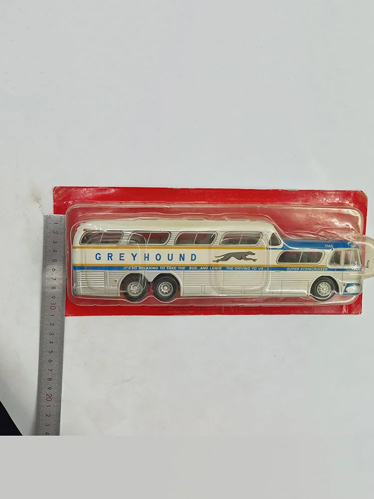 Diecast in stock 1:43 Scale Ixo GREYHOUND SCENICRUISER 1956 American Sightseeing Bus Model Alloy Model Finished Collection Gift