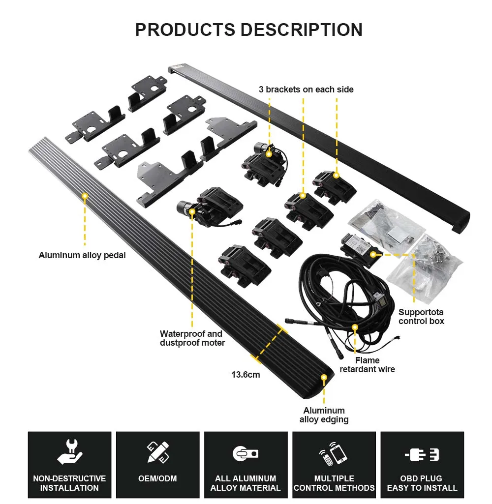 STLF CLRAK 2018 2024 2025 Triton L200 Pickup Truck Power Automatic Foot Running Board Electric Side Steps 4
