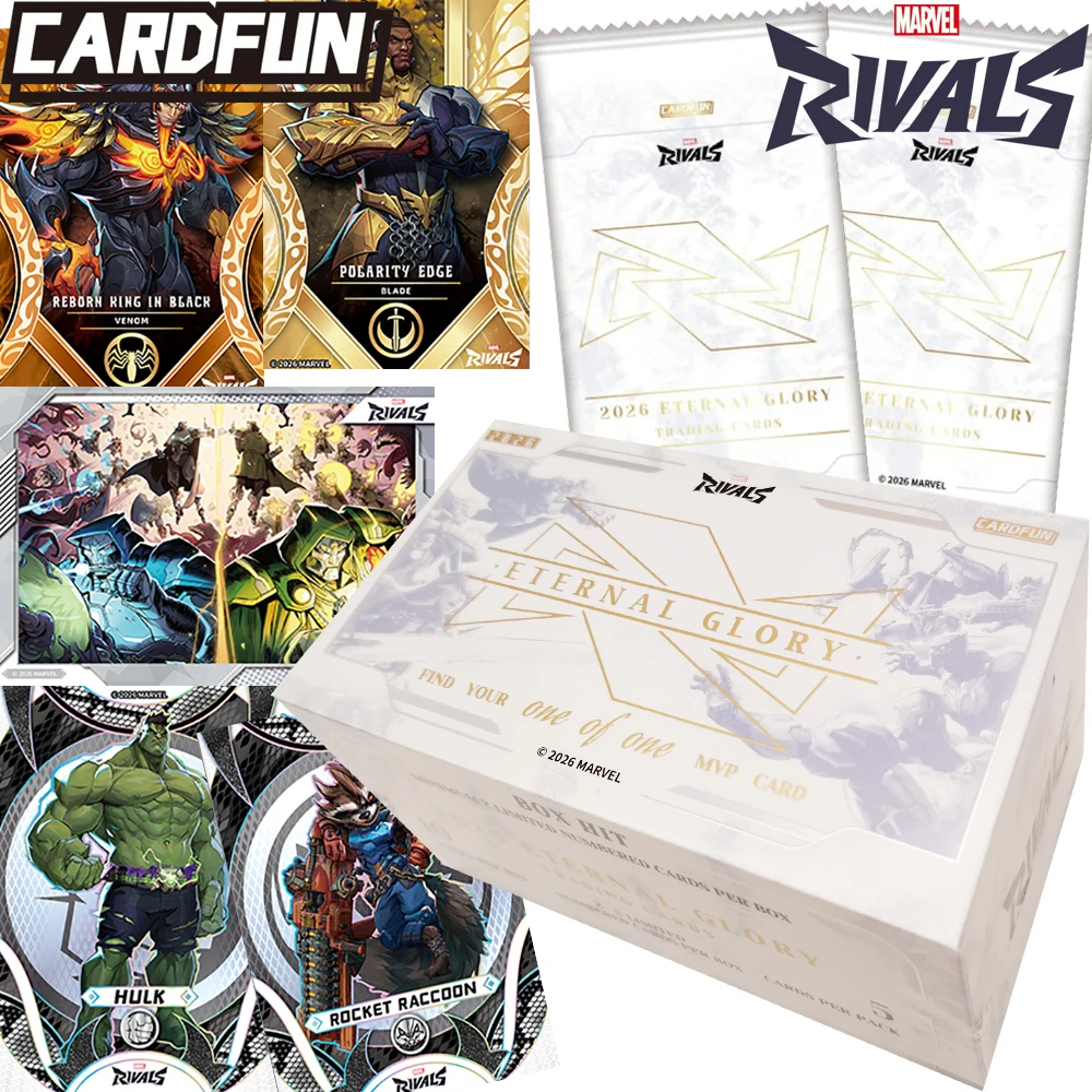 

Original Card.fun Marvel Rivals Hobby Collection Cards American Comics Heroic Figures Battle Freeze-frame Portrait Card Toy Gift