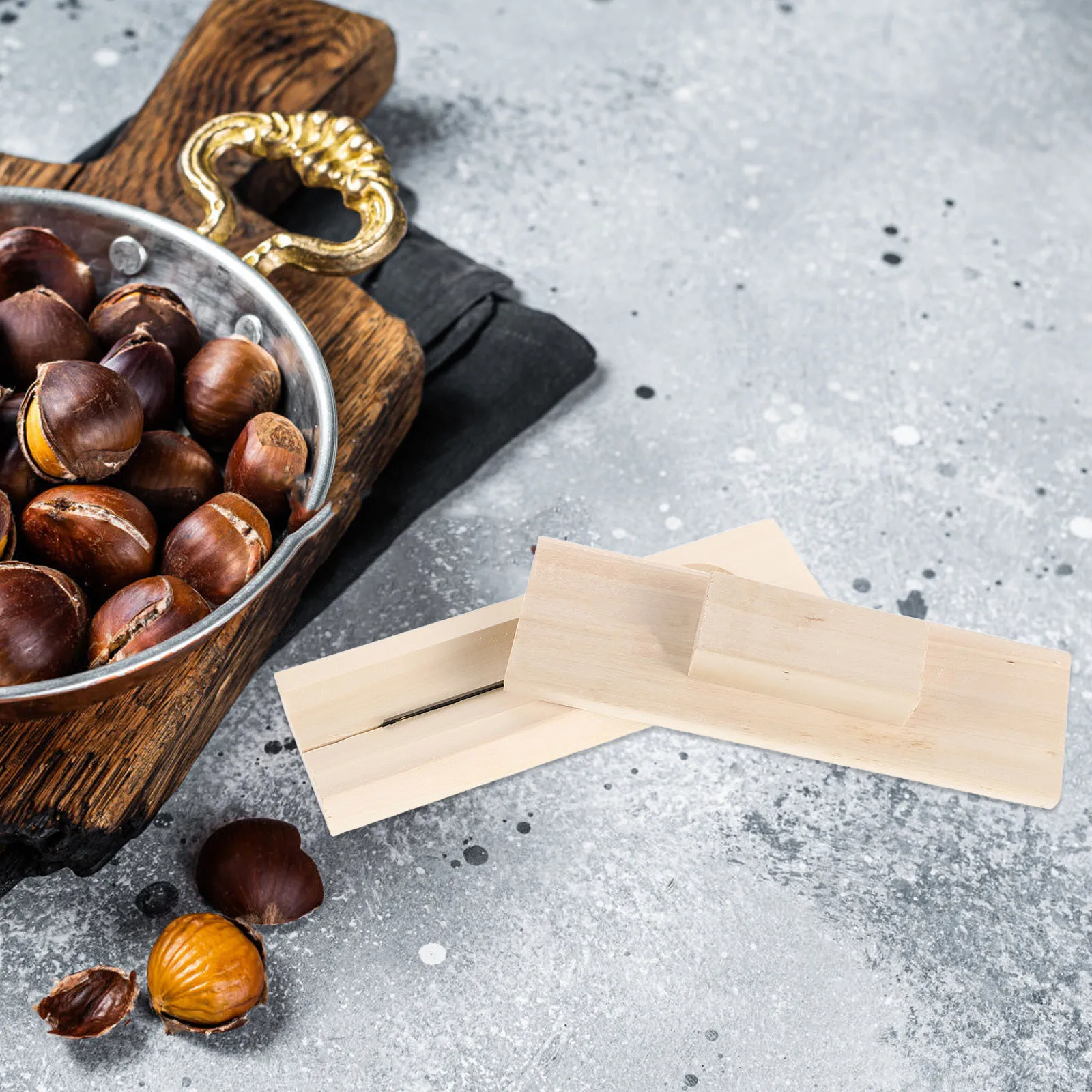 

Chestnut Opener Kitchen Tool Stainless Steel Household Shell Cracker Easy Use Fast Peeling Chestnut Opener Nutcracker