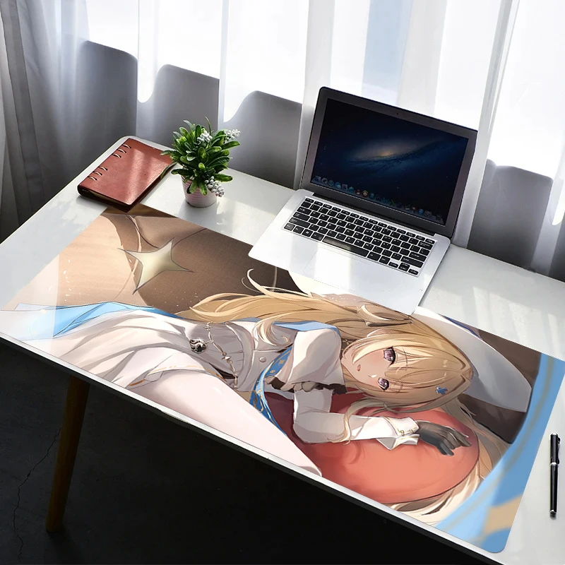 

Mouse Pad Laptop Wuthering Waves Phoebe Non Slip Extended Desktop Mouse Mat PC Rubber Keyboard Pad Gaming Accessories Mousepad