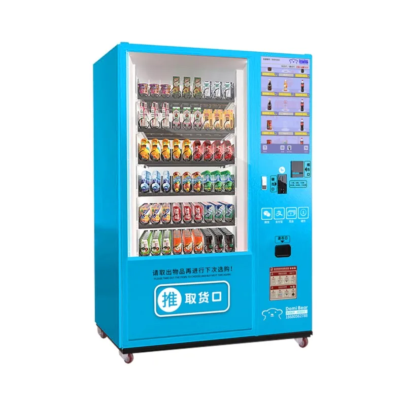 Wholesale Drink Vending Machine Touch Screen Combo Soft Drink Vending Machines For Retail Items