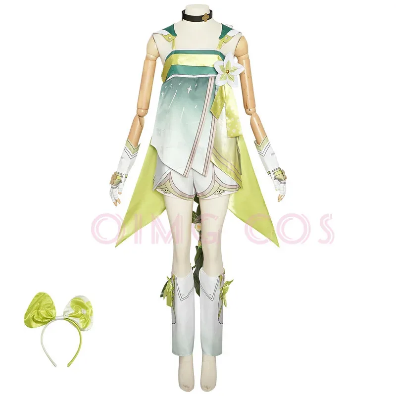 

DY2025Verina Cosplay Costume Wuthering Waves Carnival Uniform Wig Anime Halloween Costumes Women Game Character Outfits