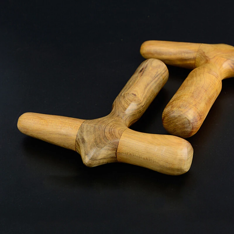 Massage Therapy Health Body Reflexology Relaxation Wood Wooden Stick Tool