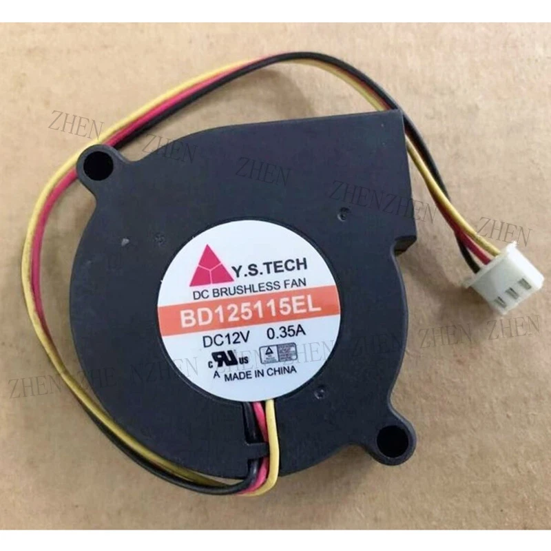 S New for  Y.S.TECH BD125115EL 12V 0.35A 3-wire cooling fan#QW