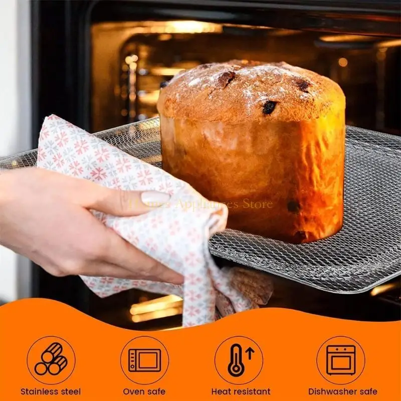 D0AB Air Fryers จานที่คมชัดขึ้นจานเตาย่างจานเตาย่างแบบไม่ติดกระทะ