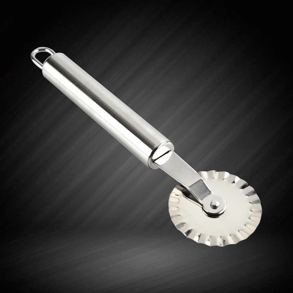 Food Slice Tool Messerrad Edelstahlräder Gebäck Ravioli Silber Pizza