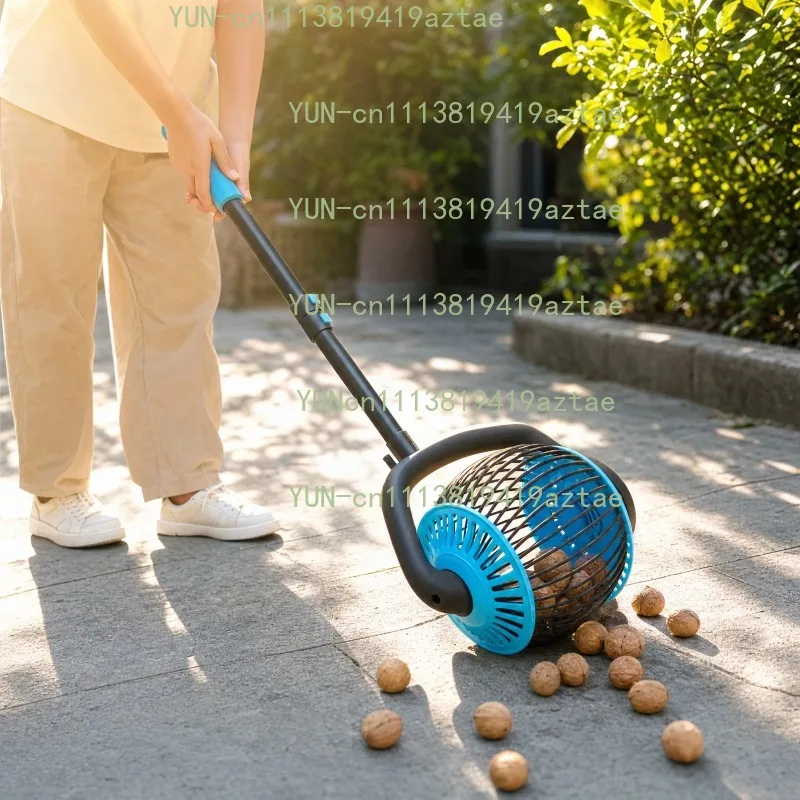 Adjustable Lightweight Pole‑mount Fruit Picker, Handheld Harvest Tool for Garden Orchard Picking Work