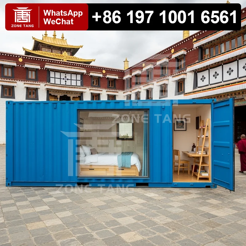 

Small House Prefab Container House Bungalow Home Flat Pack Home House Modular Prefab Homes Guard House 2 Shipping Container Home