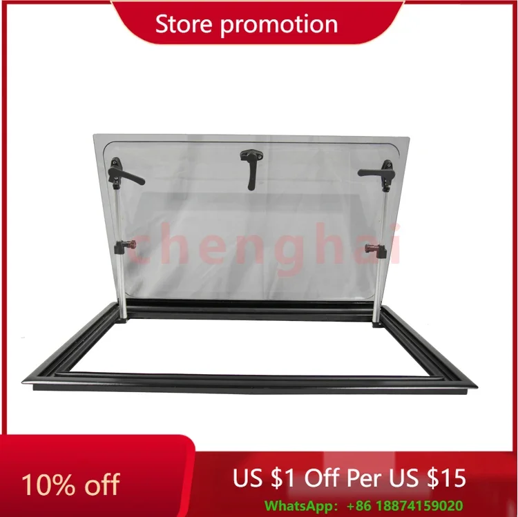 Hot sale 550*1100mm double-glazed RV accessory window camper car window