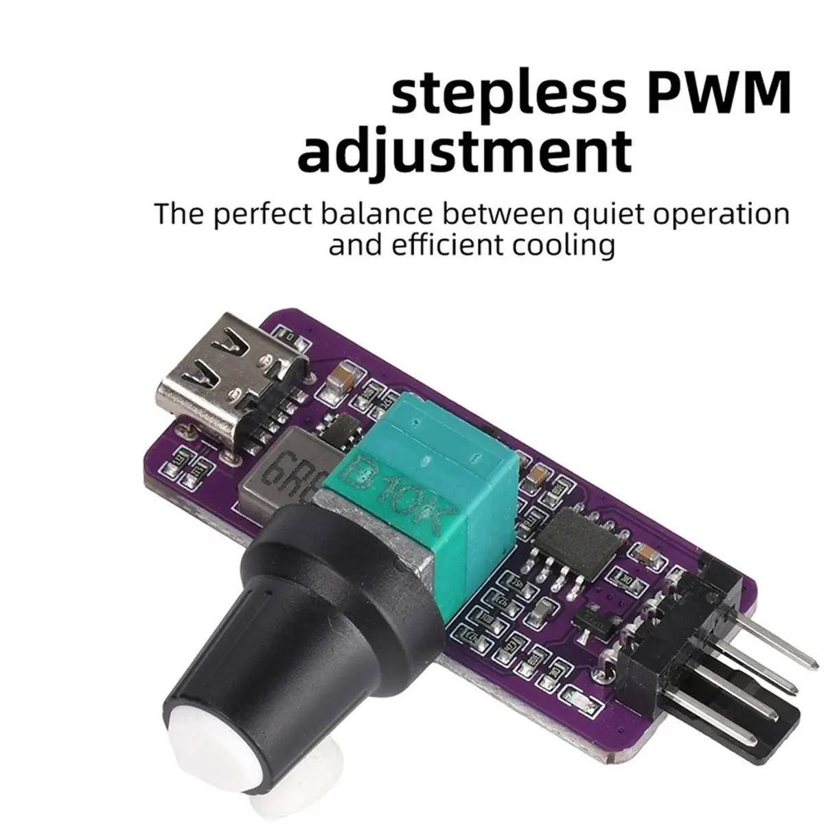 Suitable PWM Speed Controller 4 Pin Mini B3 Fan Controller with Wind Speed Controller Regulator Switch Speed Module Single Side
