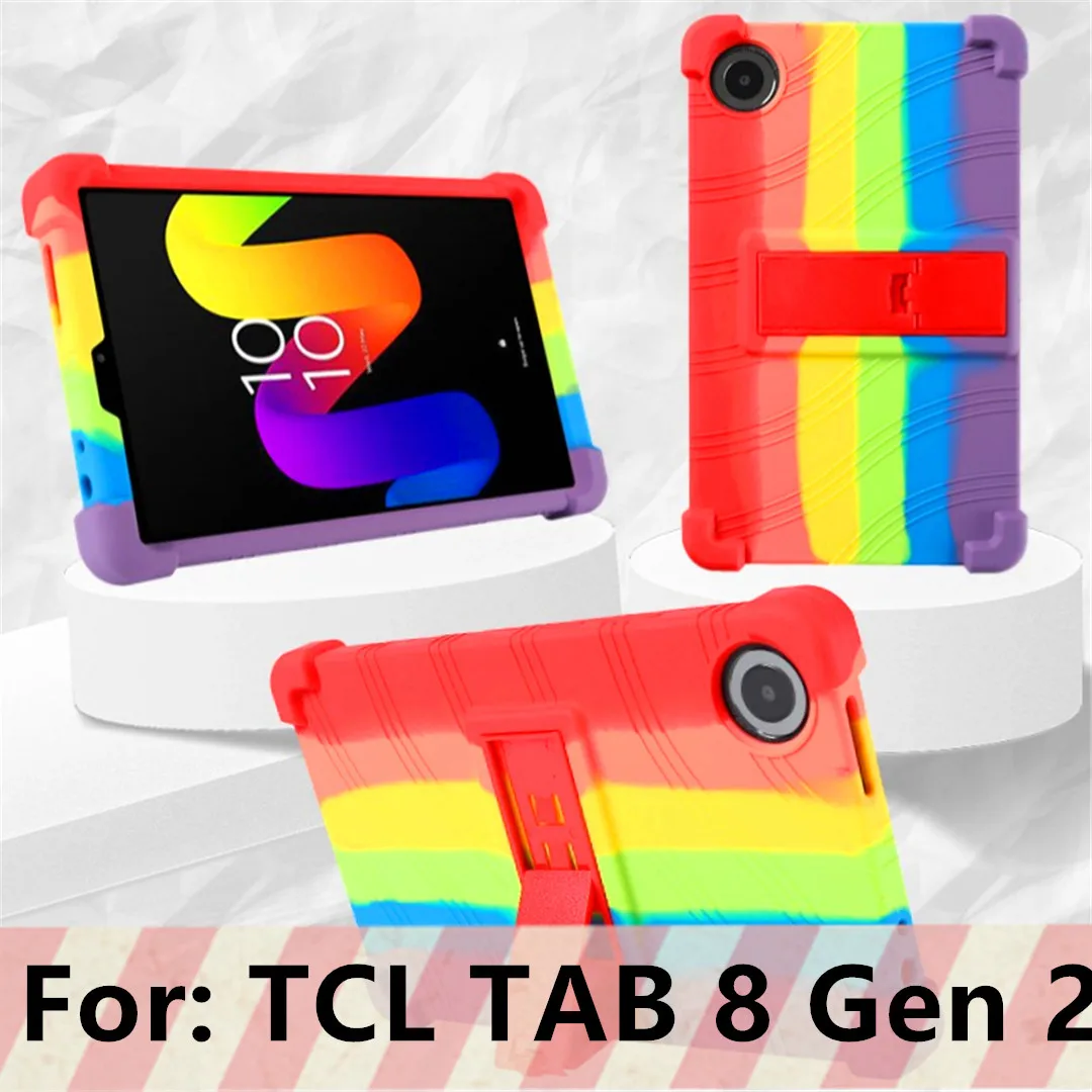 

For TCL Tab 8 Gen 2 8188X 8.7 inch Case Stand Soft Silicon Cover Protector Case Tablet Soft Protective Funda Sofr