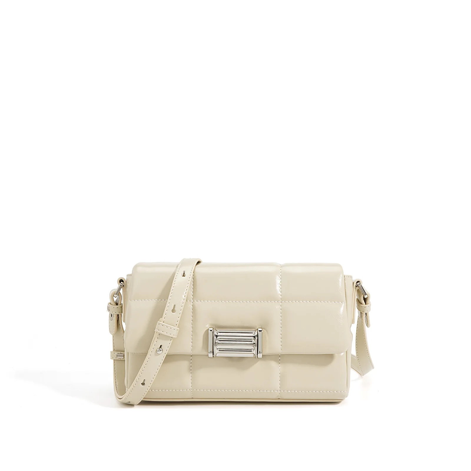 Genuine Leather Bags for Women with Chain Strap and Lock Buckie Unique Design Diamond Lattice Shoulder Elegant Luxury Handbags