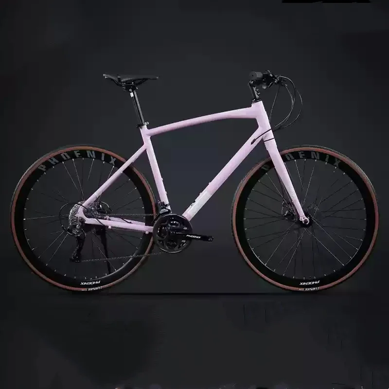 

24 Speed Racing Road Bike Aluminum Inner Cable Frame 16 Speed Integrated Brake and Shift 700C Aluminum Alloy Road Bike Wheel Rim