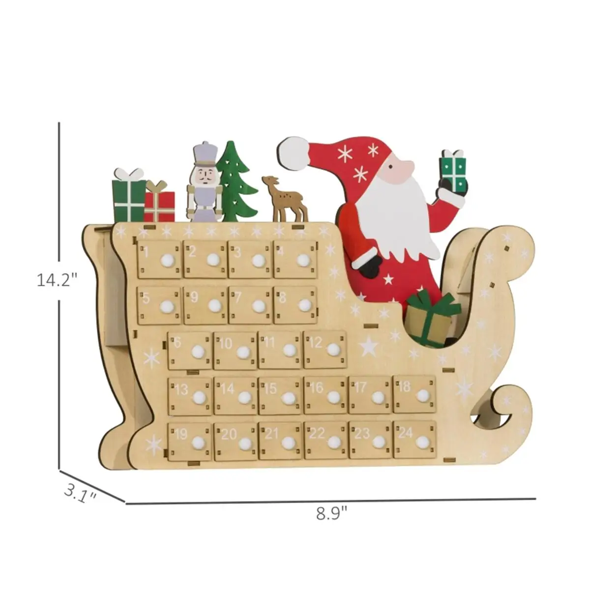 2023 Christmas Advent Calendar - Festive Countdown with Surprises for Holiday Cheer