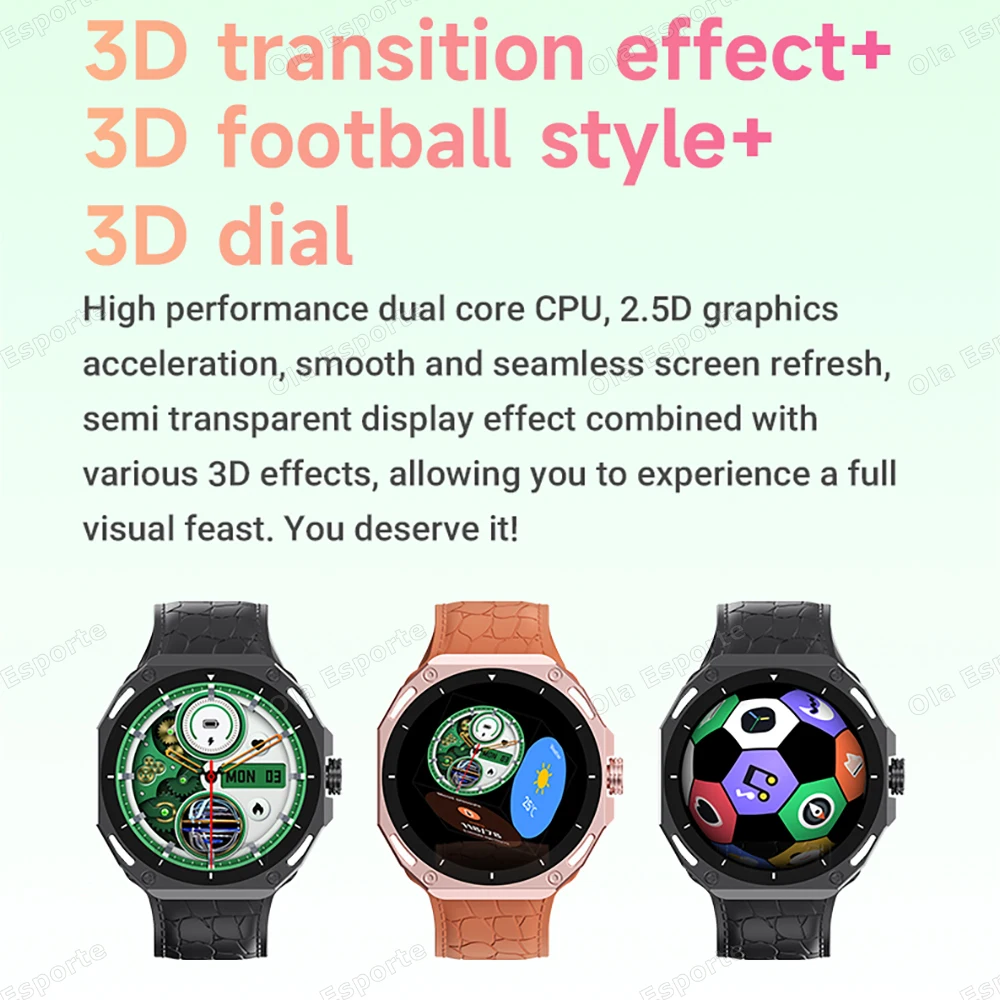 +7pcs straps Smart Watch 1.52 Inch AMOLED Screen Bluetooth Talk Fitness Custom Dial Smartwatch Men Women Watch Holiday Gift 2025