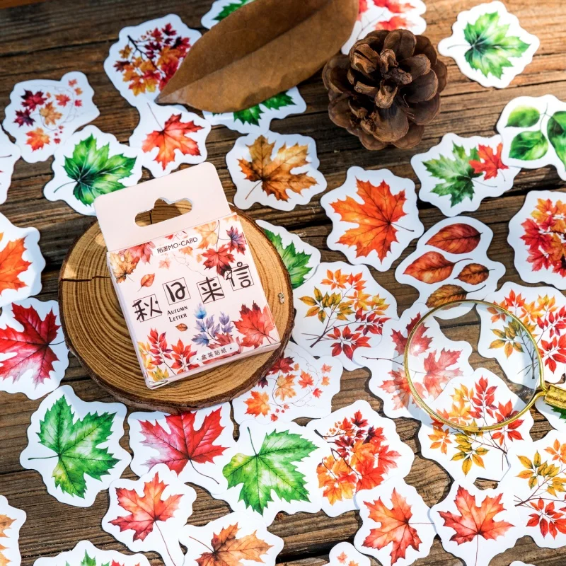45 stuks bloemen, planten en vlinderstickers voor tijdschriften, agenda's, fotoalbums, decoratieve stickers, kantoorartikelen.