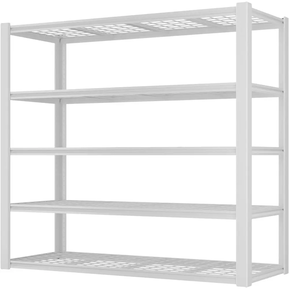 

Homdox 3000LBS Heavy Duty Garage Shelving, 5 Tier Adjustable Storage Shelves, 60" W x 24" D x 72" H Metal Shelving Unit or Garag