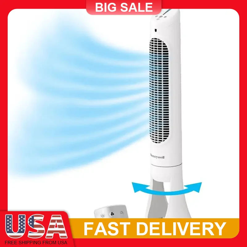 

40 Inch 5 Speed Tower Fan with Remote Control Oscillating Standing Fan Programmable Timer Auto Dim LED for Bedroom Living Room