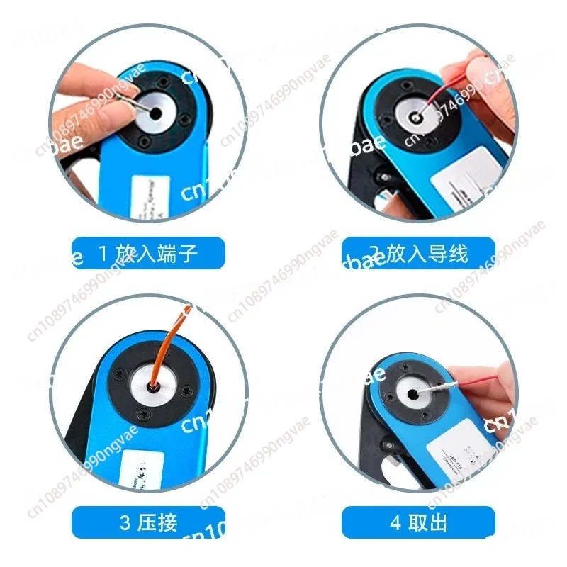 Crimp Tool 12-22 AWG for Solid Contact Size 12 16 20