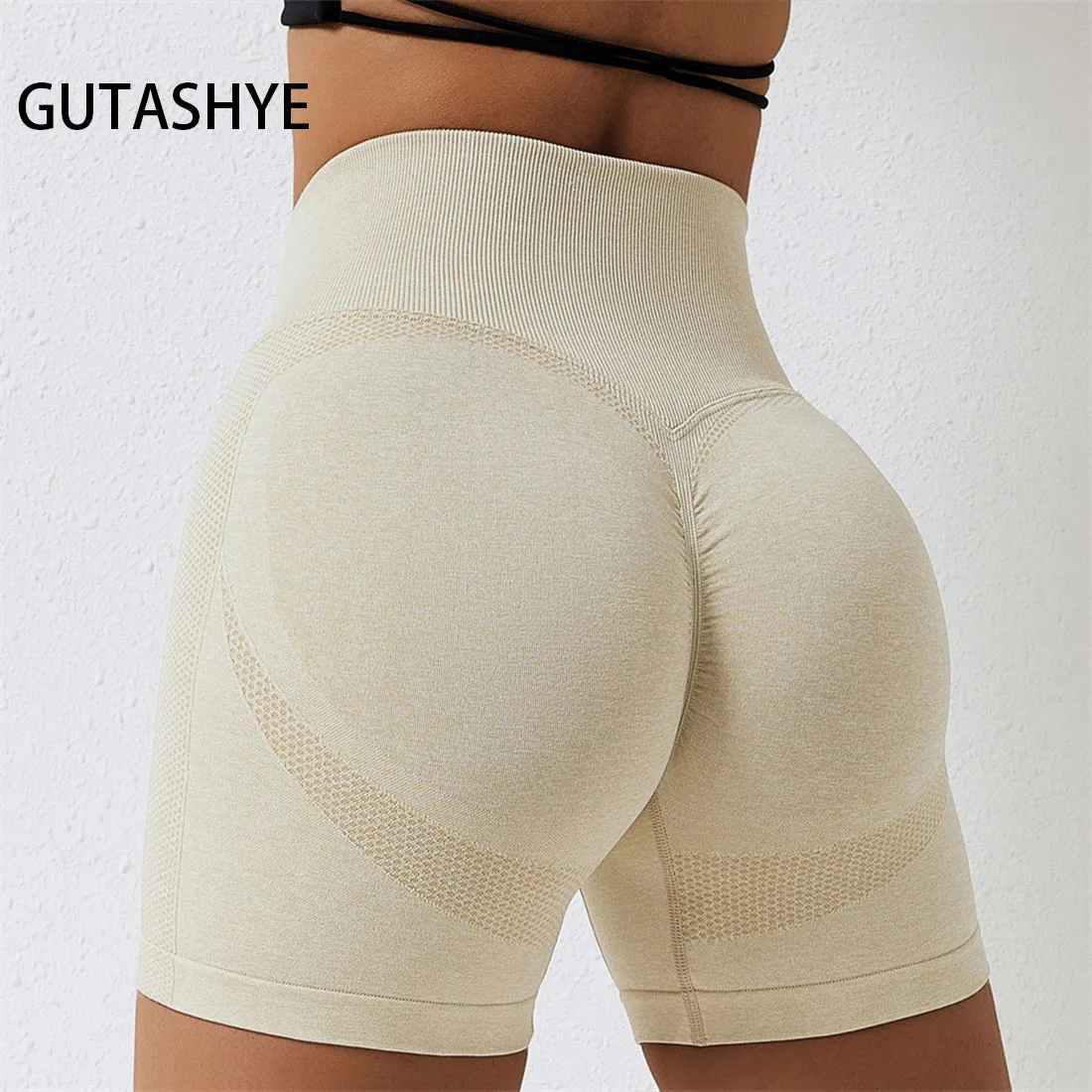 

Seamless Shorts High Waist Push Up Booty Workout Shorts Scrunch Butt Biker Shorts Yoga Pants Gym Wear Workout Clothes For Women