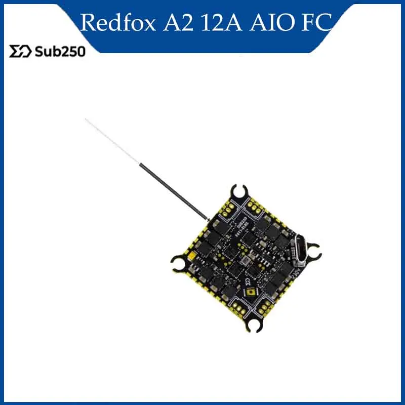 

Sub250 Redfox A2 12A AIO Flight Controller for Nanofly20 2S,with ESC Elrs 2.4G Receiver Antenna XT30 Power Cable RC Tools