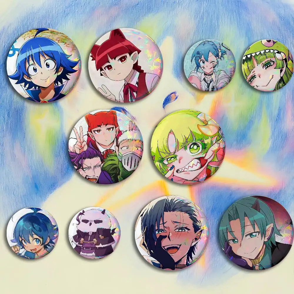 Welcome to Demon School! Iruma-kun Button Pin Single Pack Anime Merch for Ita Bags Badge Collectible Buttons