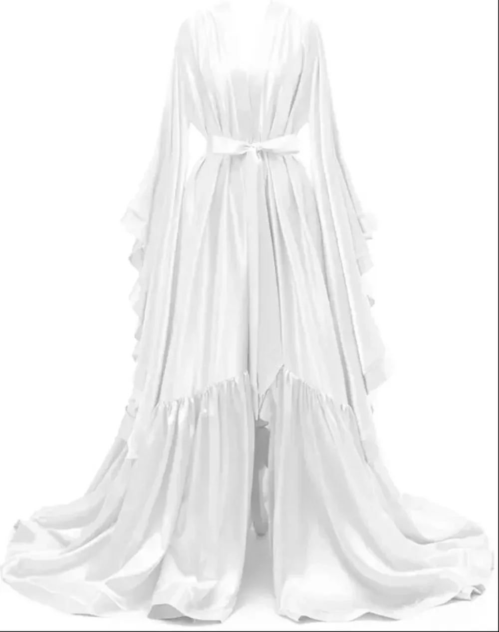 Braut Robe elastische Satin Brautjungfer Hochzeit Single Party Pyjamas Badeanzug Robe