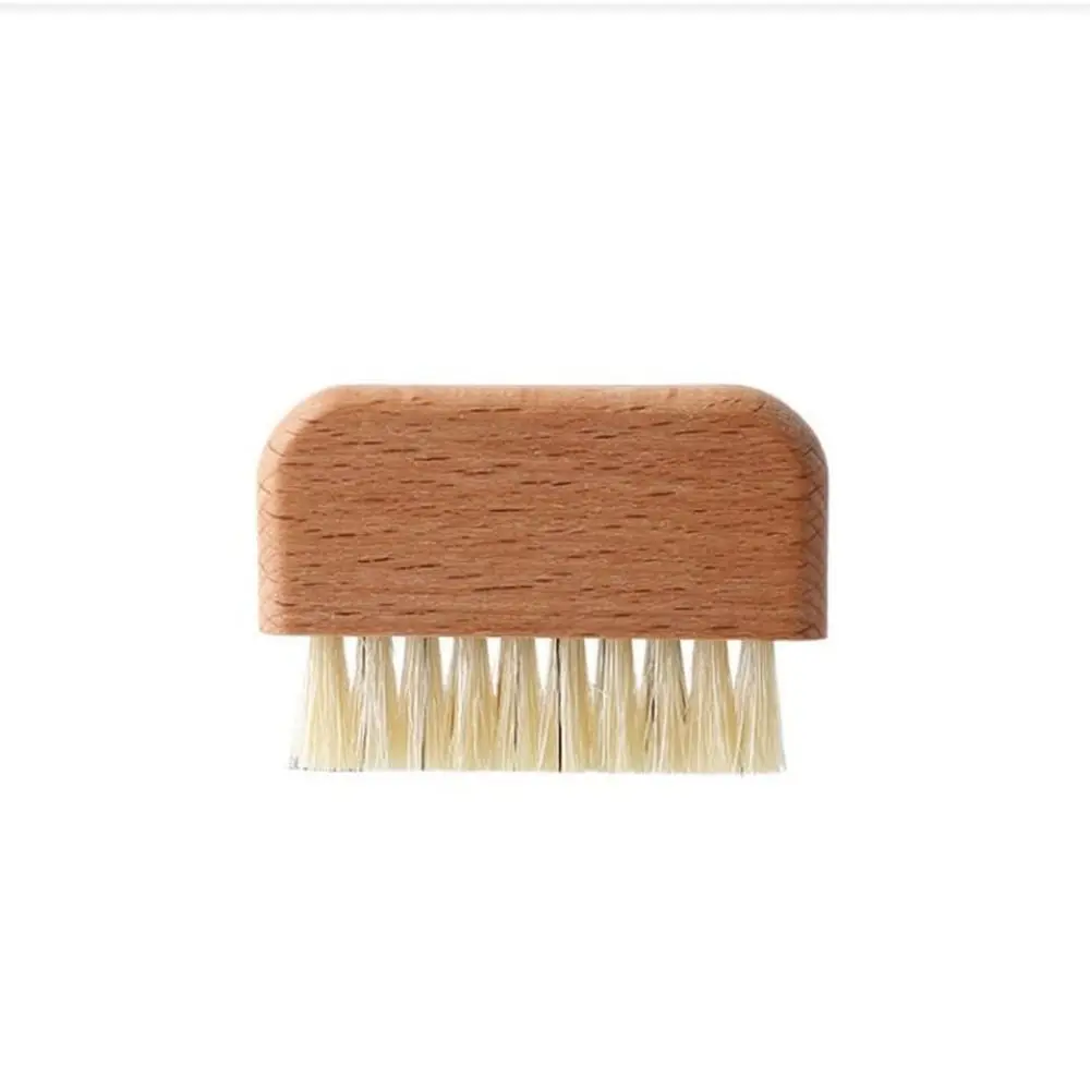 New Wood Nail Cleaning Brushes Mini Multi-purpose Nail Brush Durable Mini Nail Dust Brush for Nail Cleaning Tools