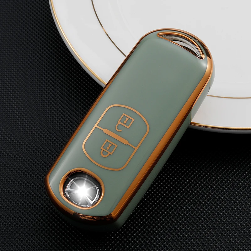 New Tpu Car Remote Key Case Cover for Mazda 2 3 6 Atenza Axela Demio CX-5 CX5 CX-3 CX7 CX-9 2015 2016 2017 2018 2019 Accessories