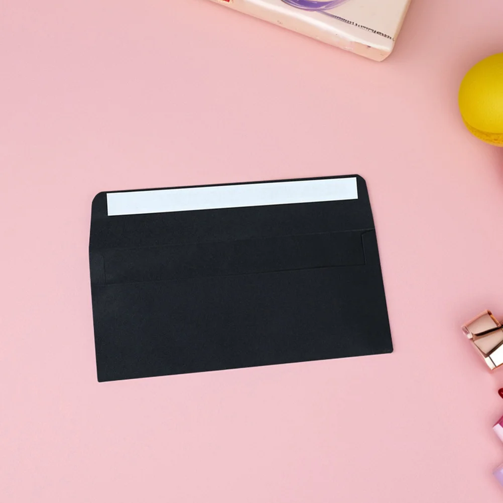 20 قطعة مغلفات الختم الذاتي حجم قياسي مغلفات بريدية ذاتية اللصق لدعوات زفاف عيد الميلاد فاتورة نقدية أموال